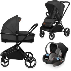 Lionelo 3-i-1 Mika Duovogn, Grey Graphite