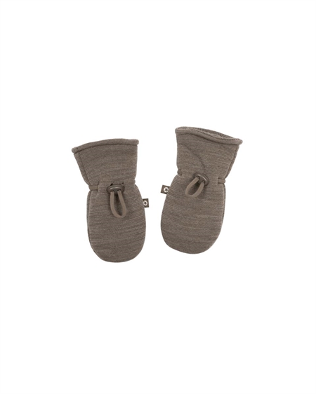 Luffer i Merino uld natur melange fra Smallstuff Luffer i Merino uld natur melange fra Smallstuff