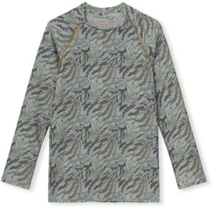 MINI A TURE Gani UV-trøje, Sea Weed Camo, 110-116
