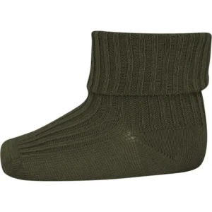 MP 589 Uld Rib Baby Strømper 3007 Ivy Green