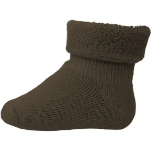 MP 722 Uld Baby Strømper 351 Brown Melange