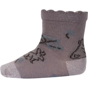 MP 79237 Uld Gudrun Strømper Dark Purple Dove