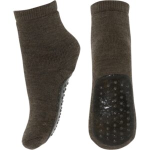 MP 7951 Uld Anstislip Strømper Brown Melange