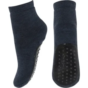 MP 7951 Uld Anstislip Strømper Dark Denim Melange