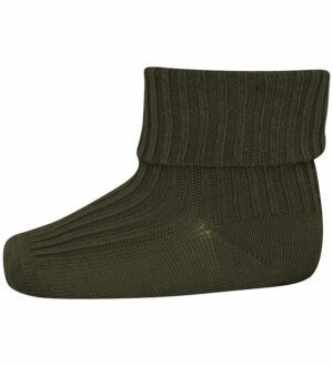 MP Strømper - Uld - Rib - Ivy Green