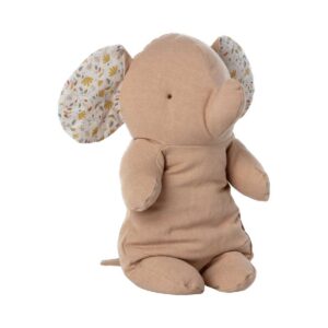 Maileg Safari Friends - Medium Elefant Bamse - Pudder (34 cm.)
