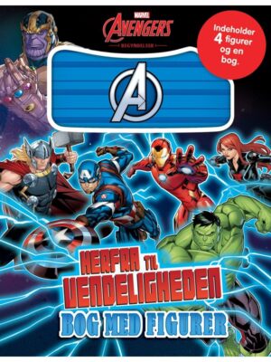 Marvel Avengers - Bog med figurer - Børnebog