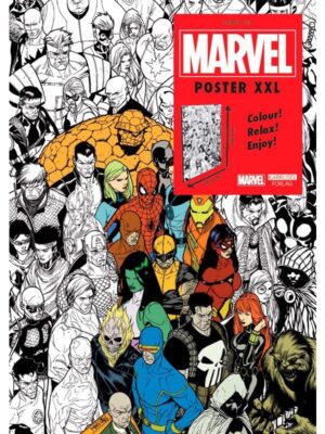 Marvel - XXL-poster - Børnebog - paperback