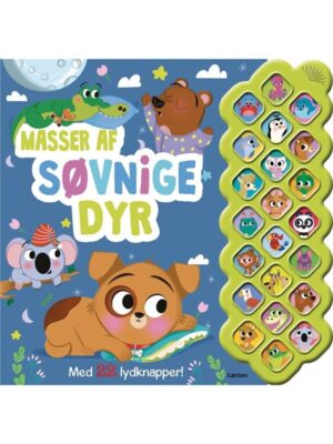 Masser af søvnige dyr - med 22 lyde - Børnebog - Papbøger