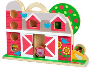 Melissa & Doug GO TOTs Stald med 4 Skiver