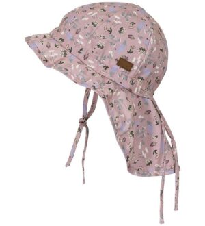 Melton Sommerhat - UV50+ - Alt Rosa m. Blomster