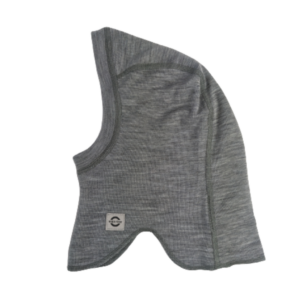 Mikk-line 2- Lags Elefanthue i uld - Pearl Grey Melange str. 74/80