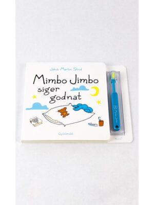 Mimbo Jimbo siger godnat (med tandbørste) - Børnebog - Board books