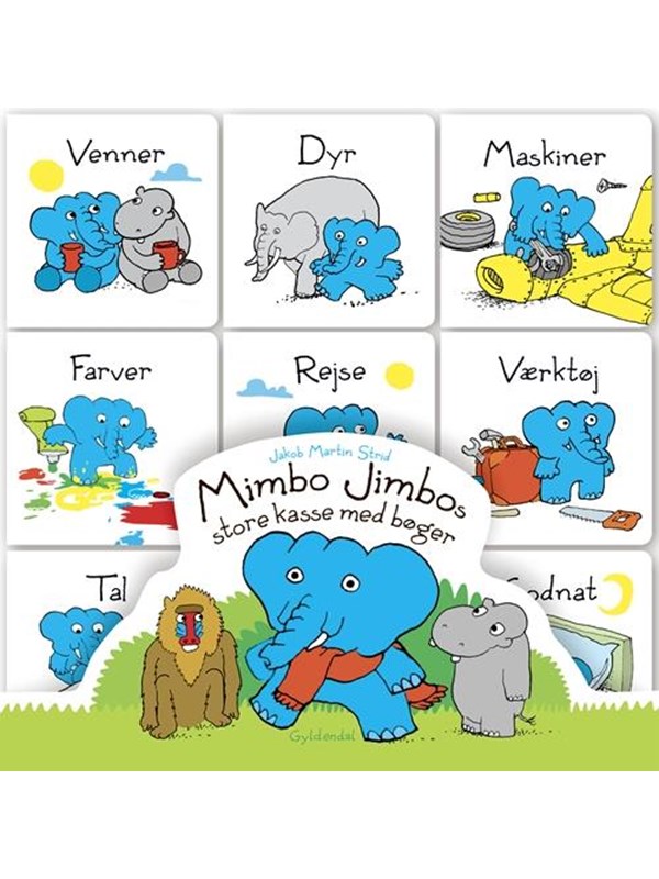 Mimbo Jimbos store kasse med bøger - Børnebog - Board books Mimbo Jimbos store kasse med bøger - Børnebog - Board books