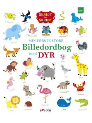 Min første store billedordbog med dyr - Børnebog - hardcover