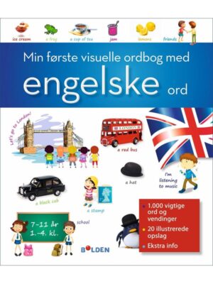 Min første visuelle ordbog med engelske ord - Børnebog