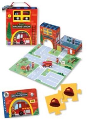 Min lille by Junior - Brandstationen - Børnebog -