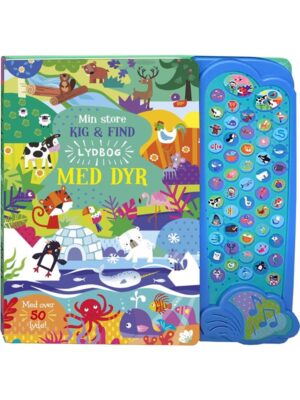 Min store kig og find lydbog med dyr - Børnebog - hardcover