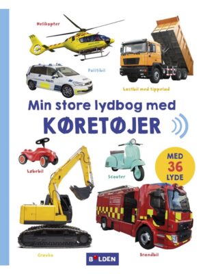 Min store lydbog med køretøjer - Børnebog - hardcover