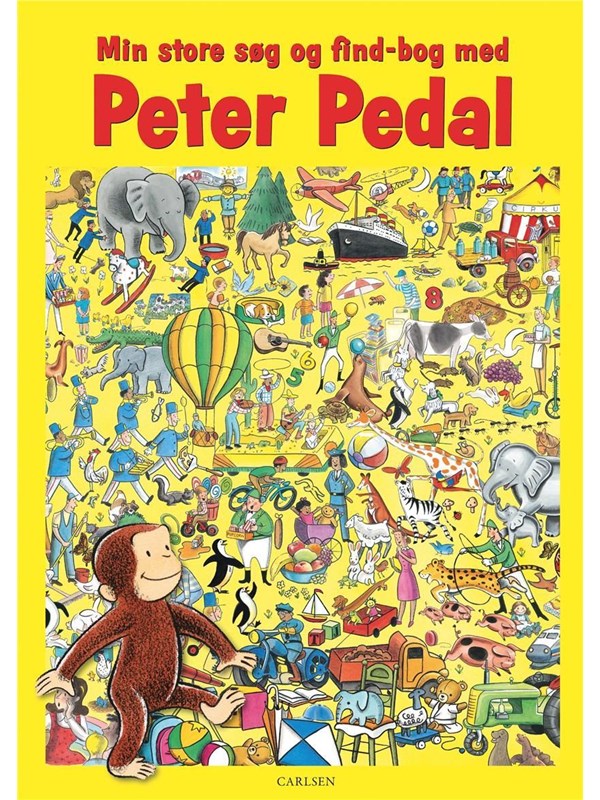 Min store søg og find-bog med Peter Pedal - Børnebog - hardcover Min store søg og find-bog med Peter Pedal - Børnebog - hardcover
