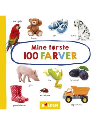 Mine første 100 farver - Børnebog - Board books