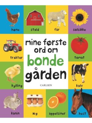 Mine første ord om bondegården - Børnebog - Board books