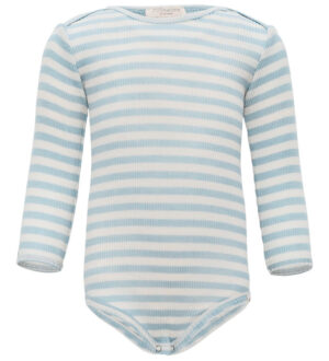 Minimalisma Body l/æ - Rib - Uld - Alaska - Ice Stripes