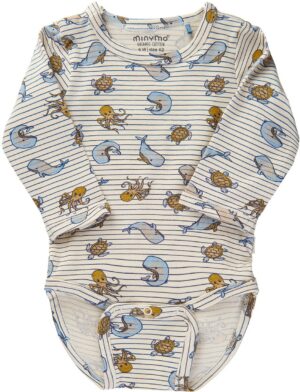 Minymo Body, White Swan, 68, Babytøj
