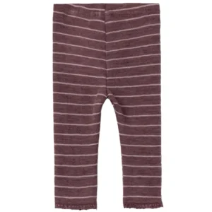 Name it Peppercorn Stripes Wang Uld Needle Leggings Noos