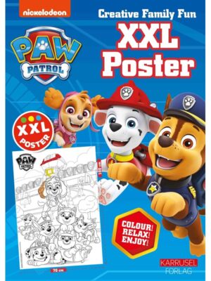 Paw Patrol - XXL-poster - Børnebog - paperback