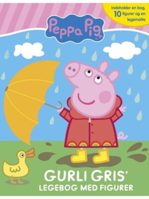 Peppa Pig - Gurli Gris' legebog - med 10 figurer og legemåtte - Børnebog - Board books