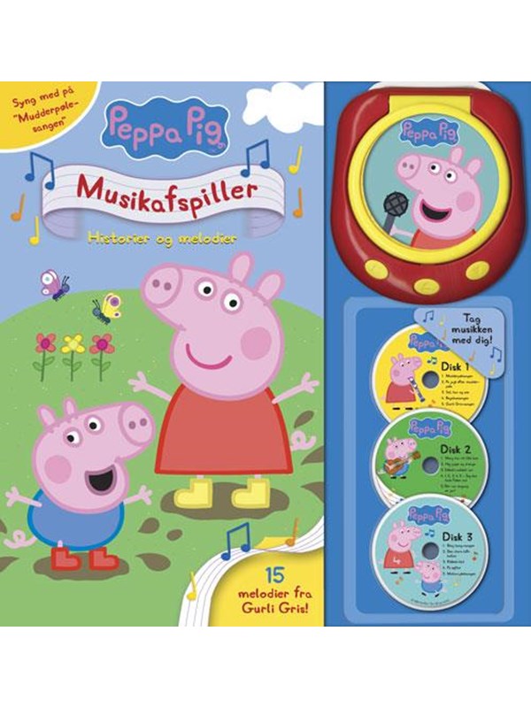 Peppa Pig - Gurli Gris' musikafspiller - Historier - Børnebog - Board books Peppa Pig - Gurli Gris' musikafspiller - Historier - Børnebog - Board books
