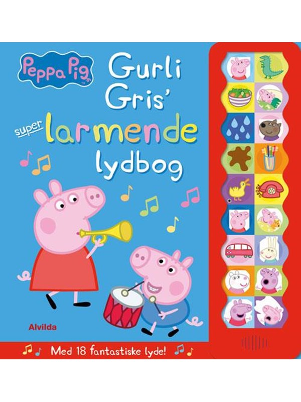 Peppa Pig - Gurli Gris' super-larmende lydbog (med - Børnebog - hardcover Peppa Pig - Gurli Gris' super-larmende lydbog (med - Børnebog - hardcover