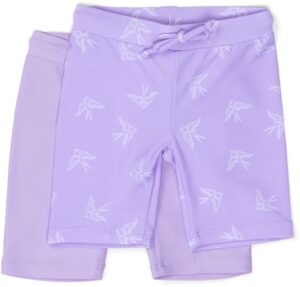 Petite Chérie Atelier Azura UV-shorts 2-pak, Lavender 86-92