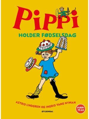 Pippi holder fødselsdag - Børnebog - hardcover
