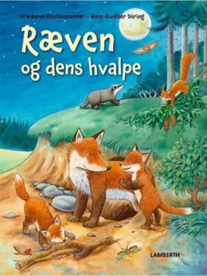 Ræven og dens hvalpe - Børnebog - hardcover