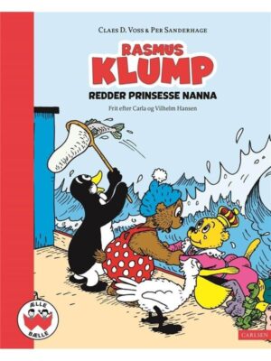 Rasmus Klump redder prinsesse Nanna - Børnebog - hardcover