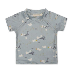 Sami Bade T-shirt - Cete Sky - Cete Sky,104cm - 4Y