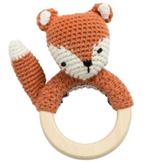 Sebra Rangle - Hæklet - Ræven Sparky - Fox Tail Red