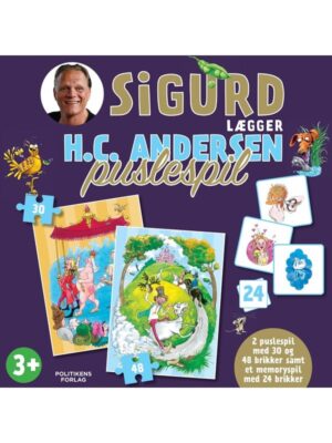 Sigurd lægger H.C. Andersen puslespil - Børnebog