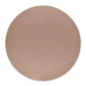 Skumlegegulv cirkel - light brown