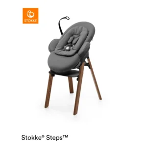 Stokke Steps black/golden brown inkl. skråstol deep grey