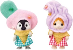 Sylvanian Families Figursæt Baby Duo Ice Cream Sundaes