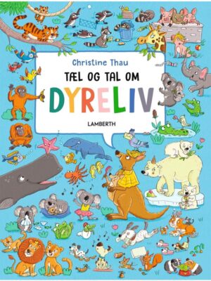 Tæl og tal om dyreliv - Børnebog - hardcover