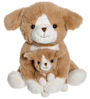 Teddykompaniet Bamser - Dreamies - 24 cm - Hund m. Hvalp