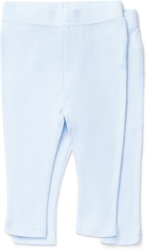 Tiny Treasure Lexi Leggings 2-Pack, Baby Blue 74, Babytøj