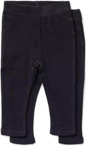 Tiny Treasure Lexi Leggings 2-Pack, Phantom Black 56, Babytøj