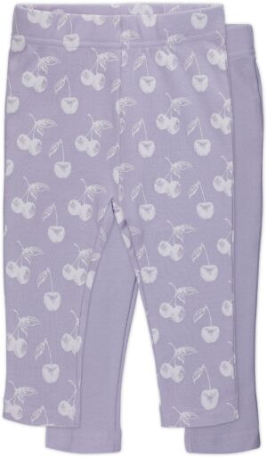 Tiny Treasure Lexi Leggings 2-Pack, Purple 56, Babytøj