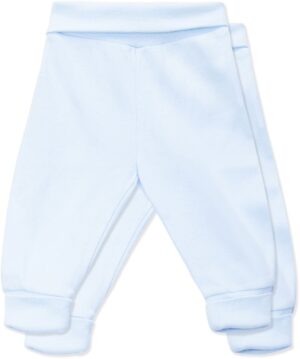Tiny Treasure Willow 2-Pack Bukser, Baby Blue 68, Babytøj