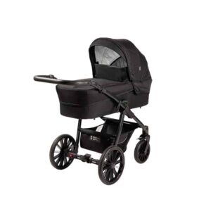 Trille Royalbarnevogn med Lift og Pusletaske - Ebony